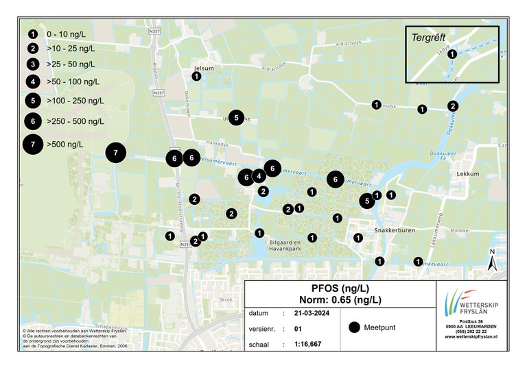 Uitslagen drie onderzoeken oppervlaktewater tot en met 12 maart 2024