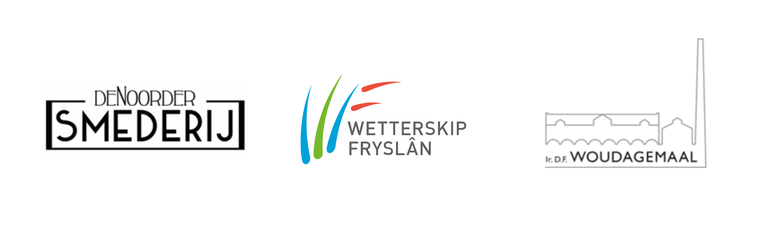 Logo's Noordersmederij - wetterskip - woudagemaal