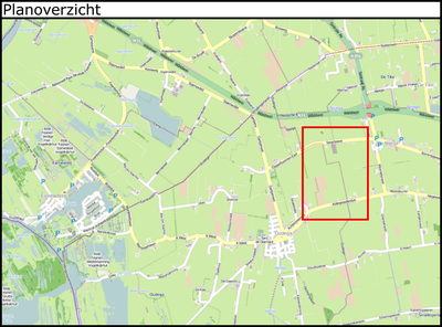 Kaart werkgebied polder Offerhaus