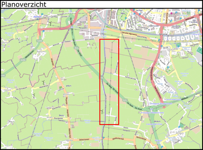 Kaart werkgebied polder Wirdumer Nieuwland