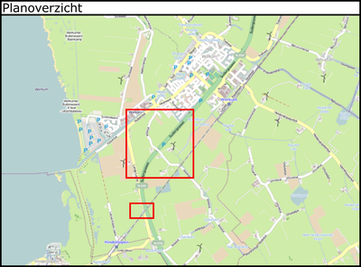 Kaart werkgebied polder Workumer Nieuwland