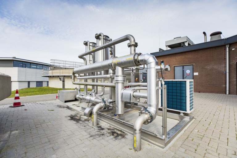 foto biogasinstallatie