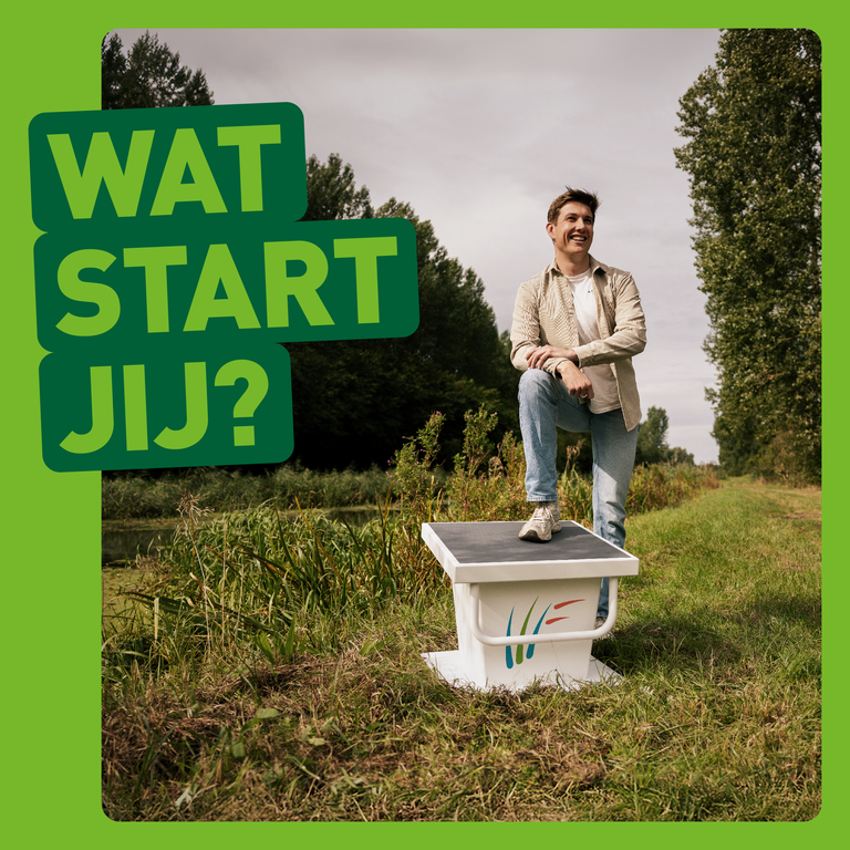 wat start jij groen gekleurde letters - man 2